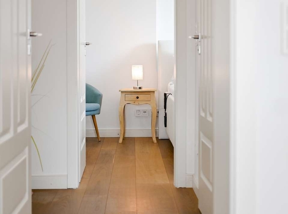 Diele Blick Schlafzimmer