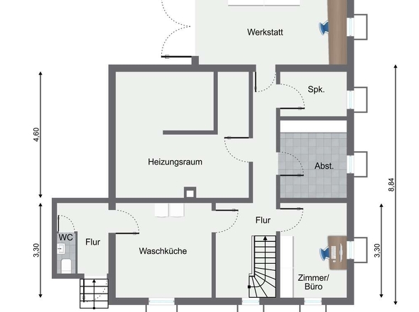  Grundriss Keller