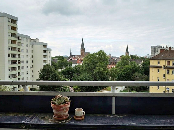 Aussicht von Balkon