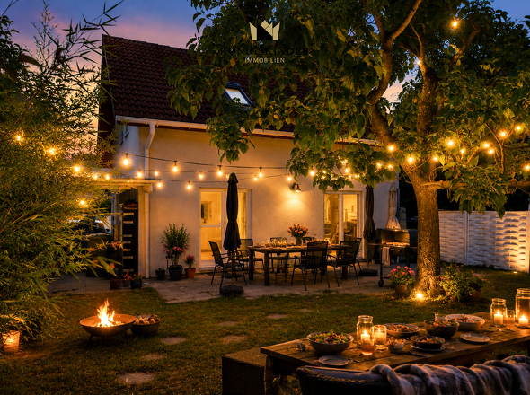 Abendstimmung Grillparty