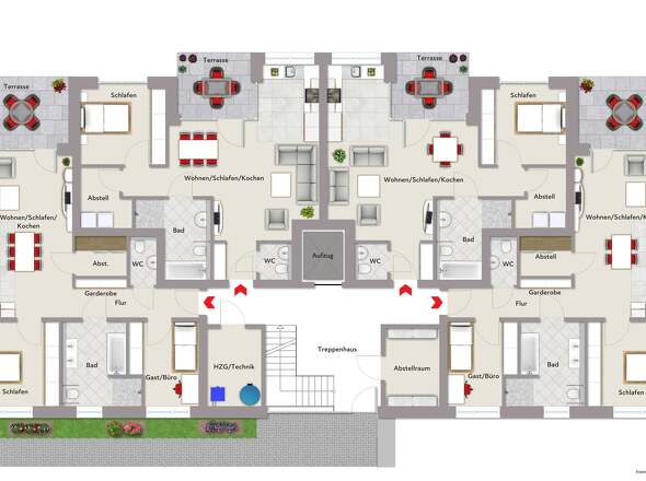 Haus 12: Erdgeschoss
