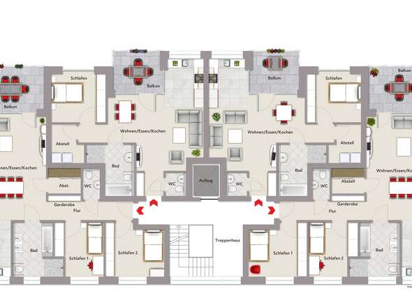 Haus 12: 1 Obergeschoss