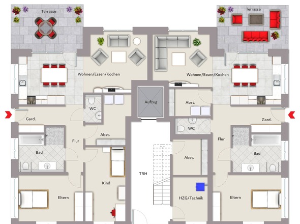 Haus 14: Erdgeschoss