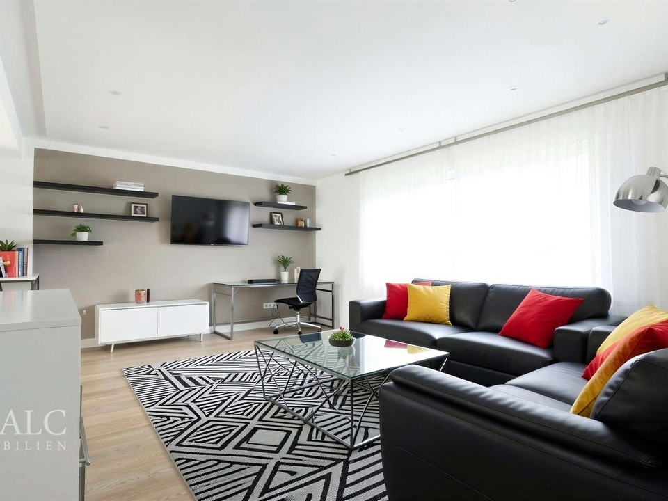 Wohnzimmer EG - (KI generiert)