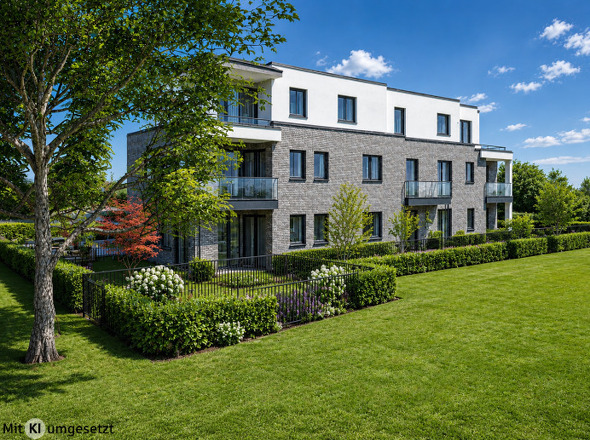 Gartenansicht - KI-generiert