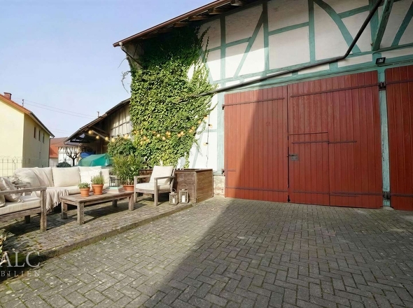 Gemütliches Plätzchen im Hof