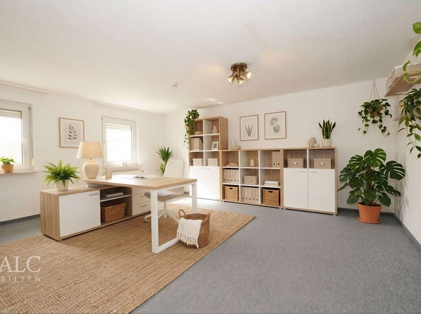 Ihr persönliches Home-Office (2. OG, visualisiert)