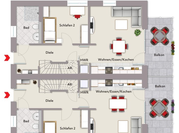 WE 7: OG/DG-4ZKBB ca. 87 m² Wfl.