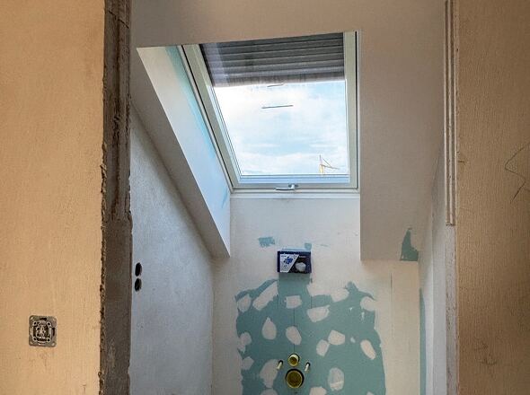 WC DG im Rohbau