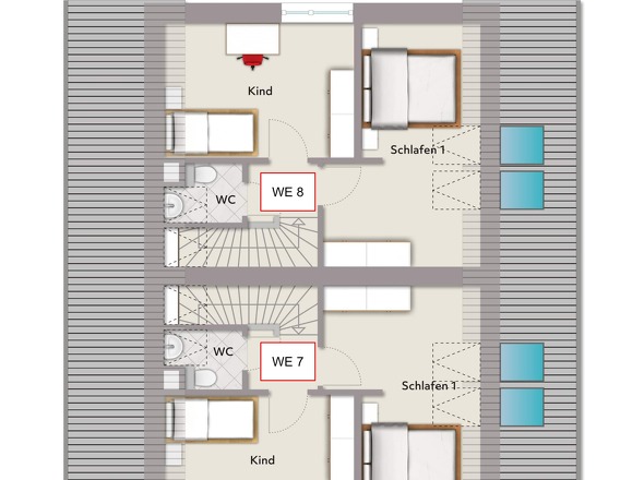 WE 7: OG/DG-3ZKBB ca. 87 m² Wfl.