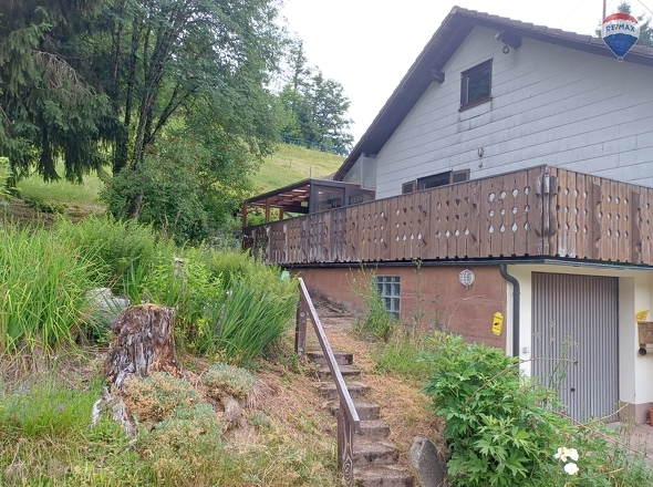Ansicht Westen mit Terrasse