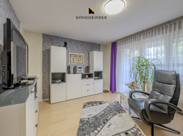 Zimmer 2 als Schlafzimmer/Kinderzimmer/Home-Office-Zimmer