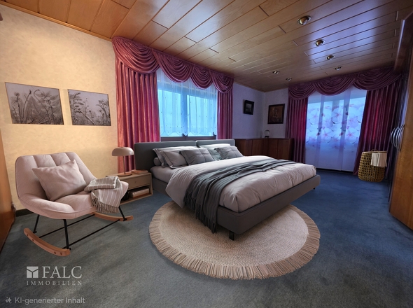 Schlafzimmer (virt. möbliert)