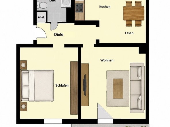 Grundriss Wohnung