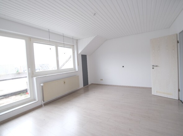 Schlafzimmer mit Dachterrasse