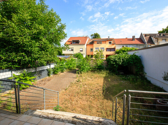 Garten von Terrasse