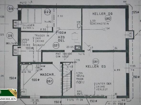 Grundriss Keller