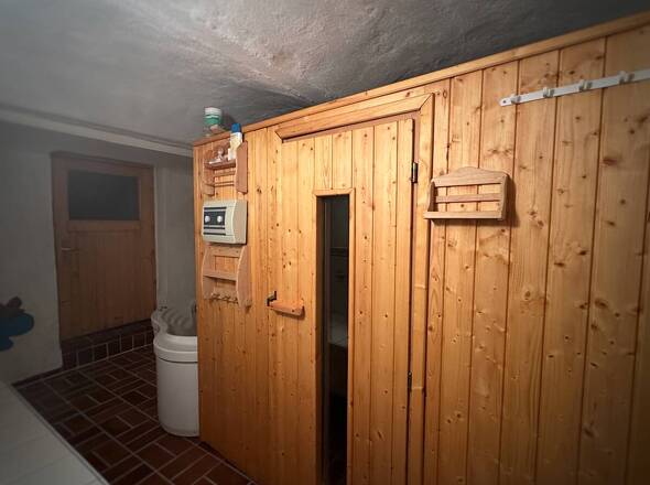 Wellnessraum im Keller