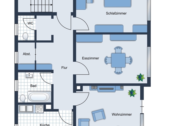 Grundriss Erdgeschoss