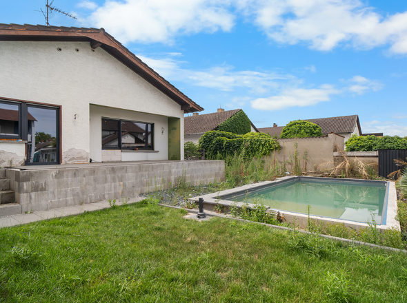 200m² Garten mit Pool