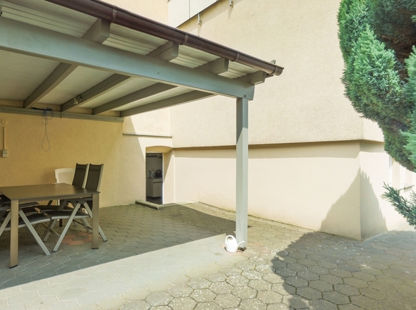 Überdachter Terrassenbereich