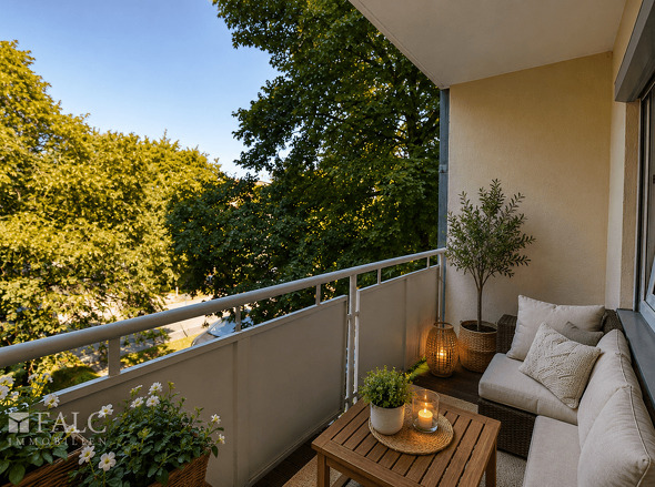 Einrichtungsbeispiel Balkon