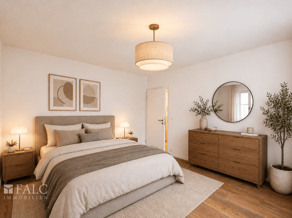 Einrichtungsbeispiel Schlafzimmer