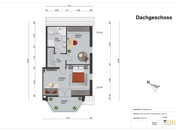 Dachgeschoss WE 1