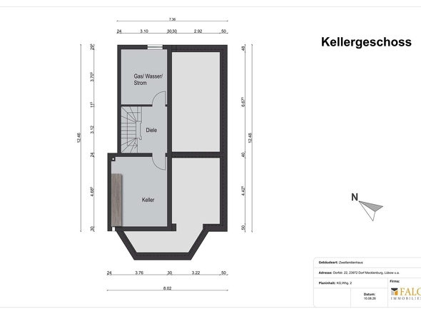 Kellergeschoss WE 1