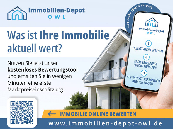 Jetzt Ihre Immobilie in OWL kostenlos bewerten