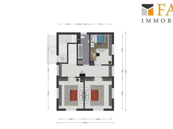 Wohnung 1 - Obergeschoss