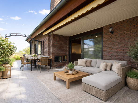 Einrichtungsbeispiel Terrasse