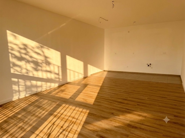 Wohnzimmer mit Blick auf die Küche