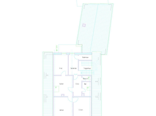 Grundriss Dachgeschoss Vorderhaus