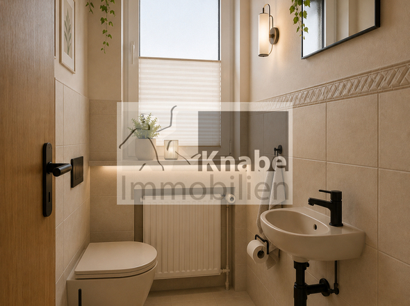 Gäste WC EG u. OG (KI generiert)