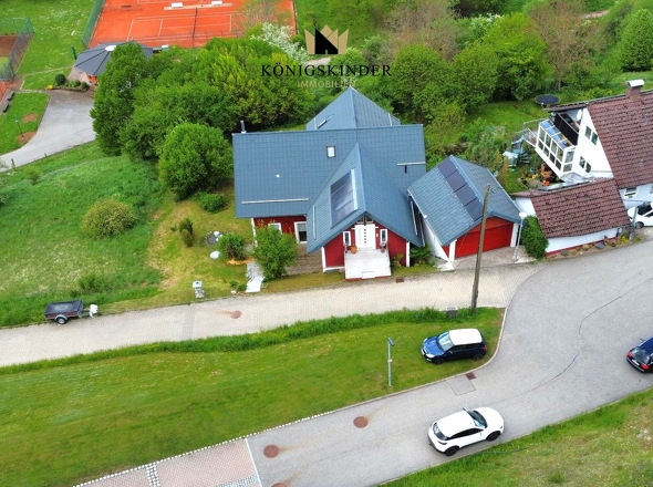 Luftbild Vorderseite EFH