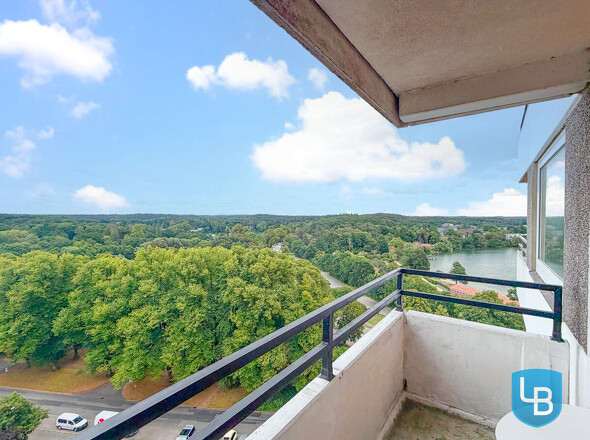 Blick vom Balkon 