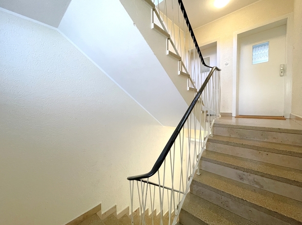 Gepflegtes Treppenhaus