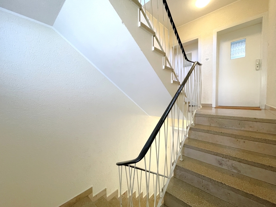 Gepflegtes Treppenhaus