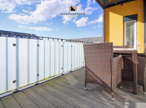 Balkon in attraktiver West-Ausrichtung 