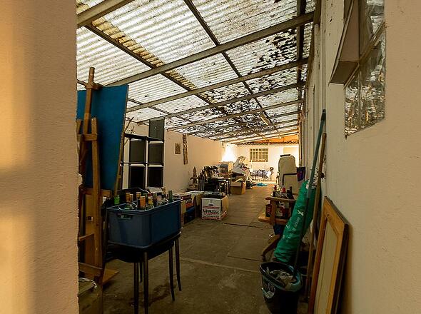 EFH: Innehof überdacht