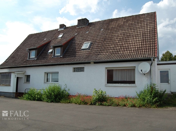 Haus von hinten