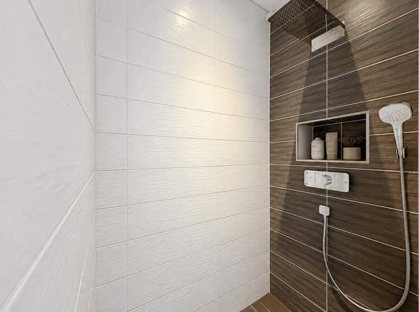 Ebenerdige Dusche