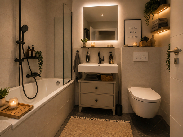 Einrichtungsbeispiel Badezimmer