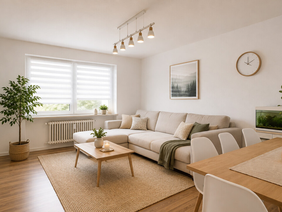 Wohnzimmer (digital eingerichtet)