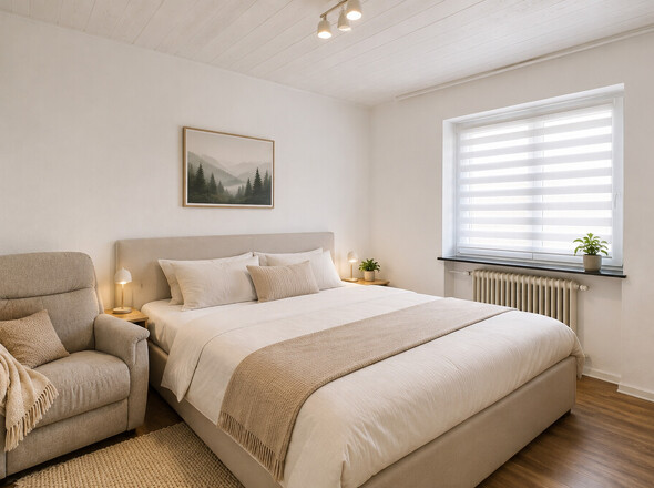 Elternschlafzimmer (digital eingerichtet)