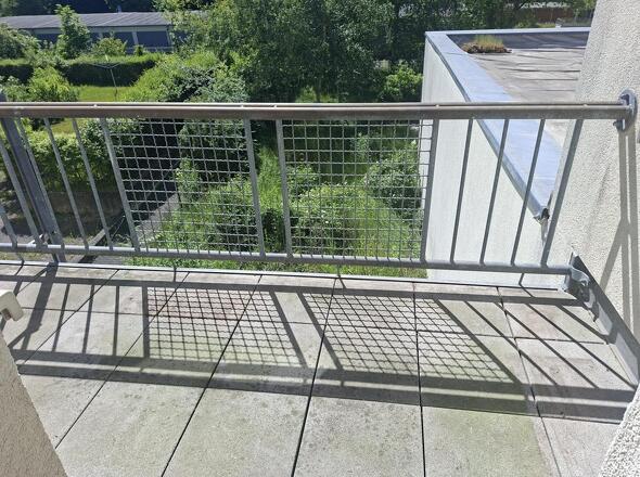 Balkon hofseitig ausgerichtet