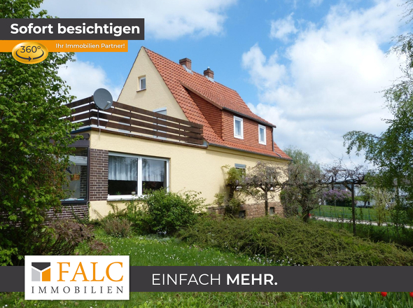 Hausansicht seitlich hinten