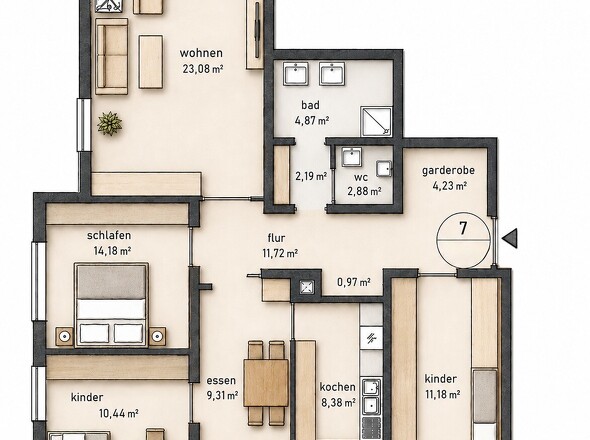 Grundriss Neu