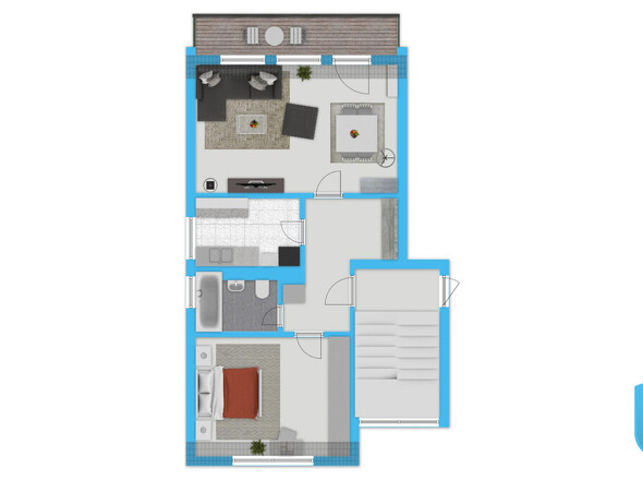 Grundriss Whg Nr 3